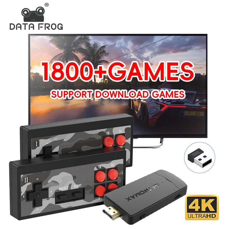 Gaming Console Old School - عصا ألعاب لاسلكية محمولة من داتا