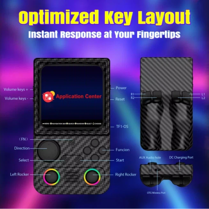 جهاز ألعاب محمول ريترو R36t Ma - مراجعة Gaming Console Options وسعره