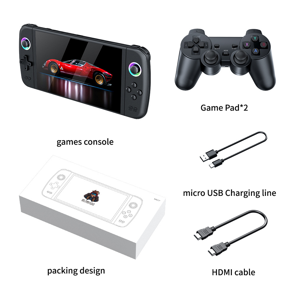 وحدة تحكم ألعاب محمولة M27 الأ - مراجعة Gaming Console Handheld Best وسعره